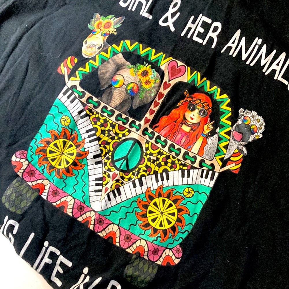 Hippie Animal Lover T-Shirt